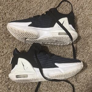 Nike Black and White Athletic Shoes